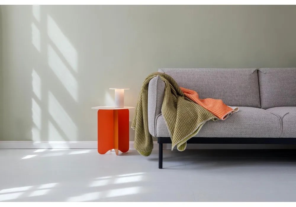 Бяла LED затъмняваща се настолна лампа (височина 18 cm) Fungo – Remember