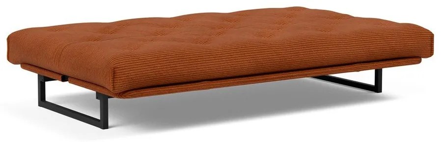 Оранжев сгъваем диван от рипсено кадифе 200 cm Fraction – Innovation
