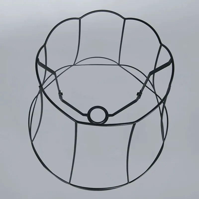 Метален абажур черен 40/31 - Granny Frame