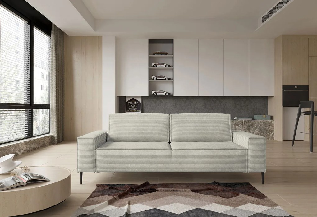 Диван Мартин двуместен-Бял