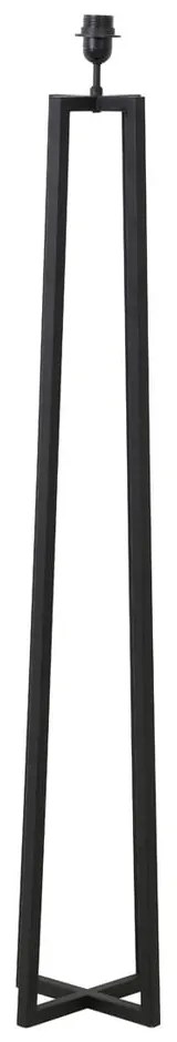 Матово черна основа за подова лампа 130 cm Miley – Light &amp; Living