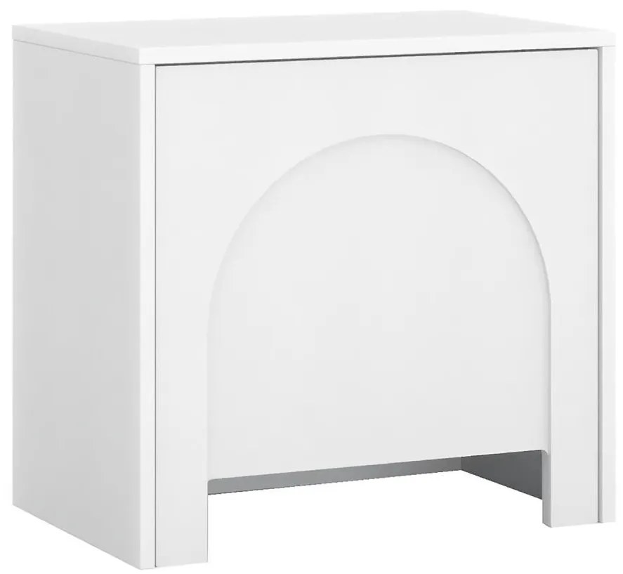 Нощно шкафче NIO, бяло