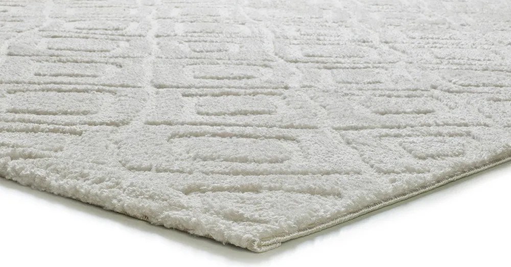 Бял килим 64x120 cm Juno – Universal