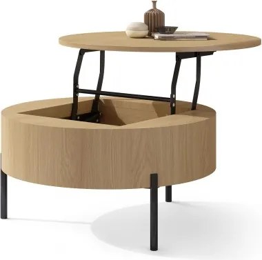 ФРИДА Оазис Дъб – МОДЕРНА ХОЛНА МАСА С ПОВДИГАЩ ПЛОТ И СКРИТО ПРОСТРАНСТВО ЗА СЪХРАНЕНИЕ