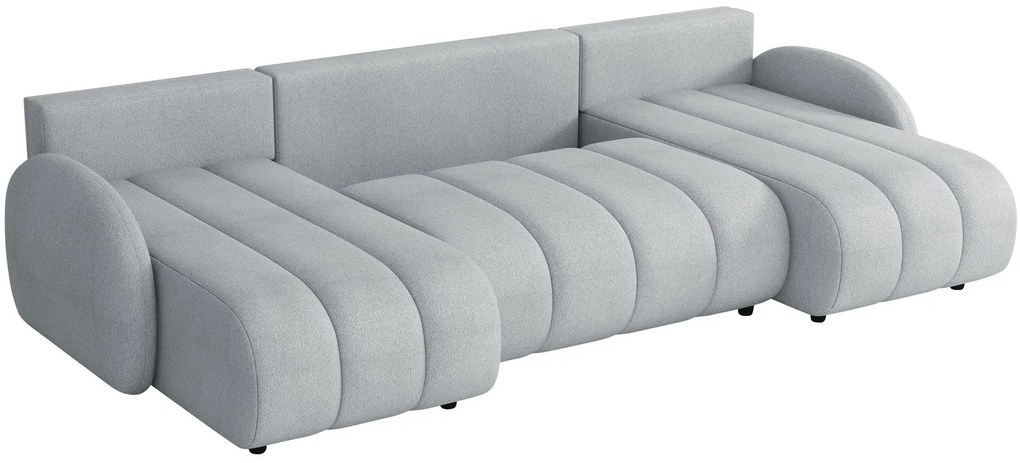 Ъглов диван Zara U-Сиво