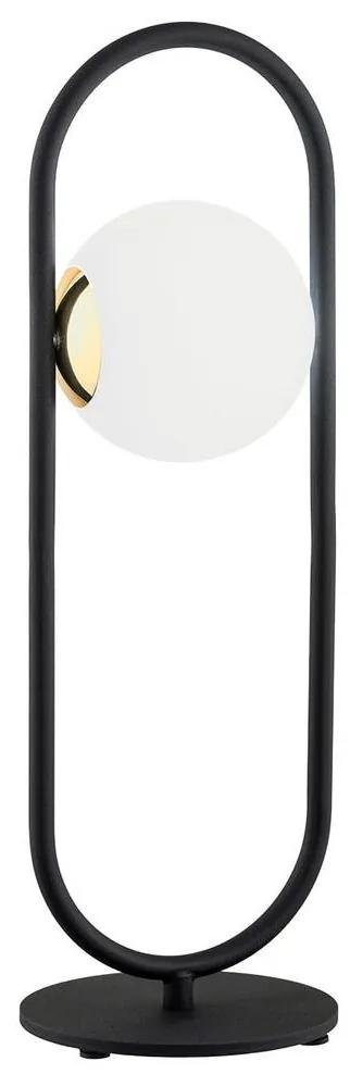 Argon 4992 - Настолна лампа ROVETTO 1xG9/6W/230V черна/златиста