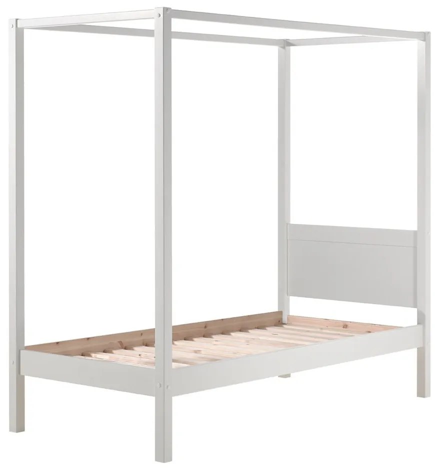 Бяло детско легло 90x200 cm PINO CANOPY – Vipack