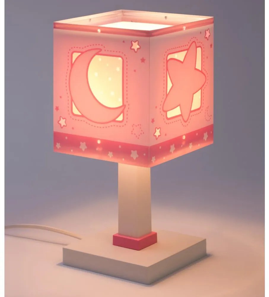 Dalber 63231NS - LED детска нощна лампа MOONLIGHT 1xG4/4W/230V розова