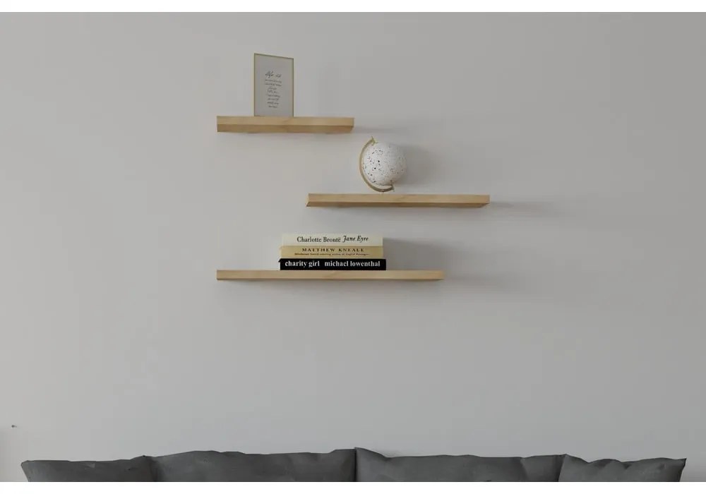 Рафтове в дъбов декор в комплект от 3 Leila - Kalune Design
