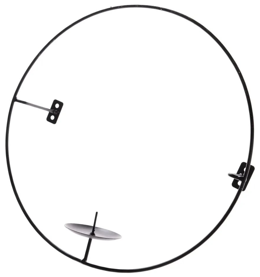 Черна метална стенна лампа Antique - Dakls