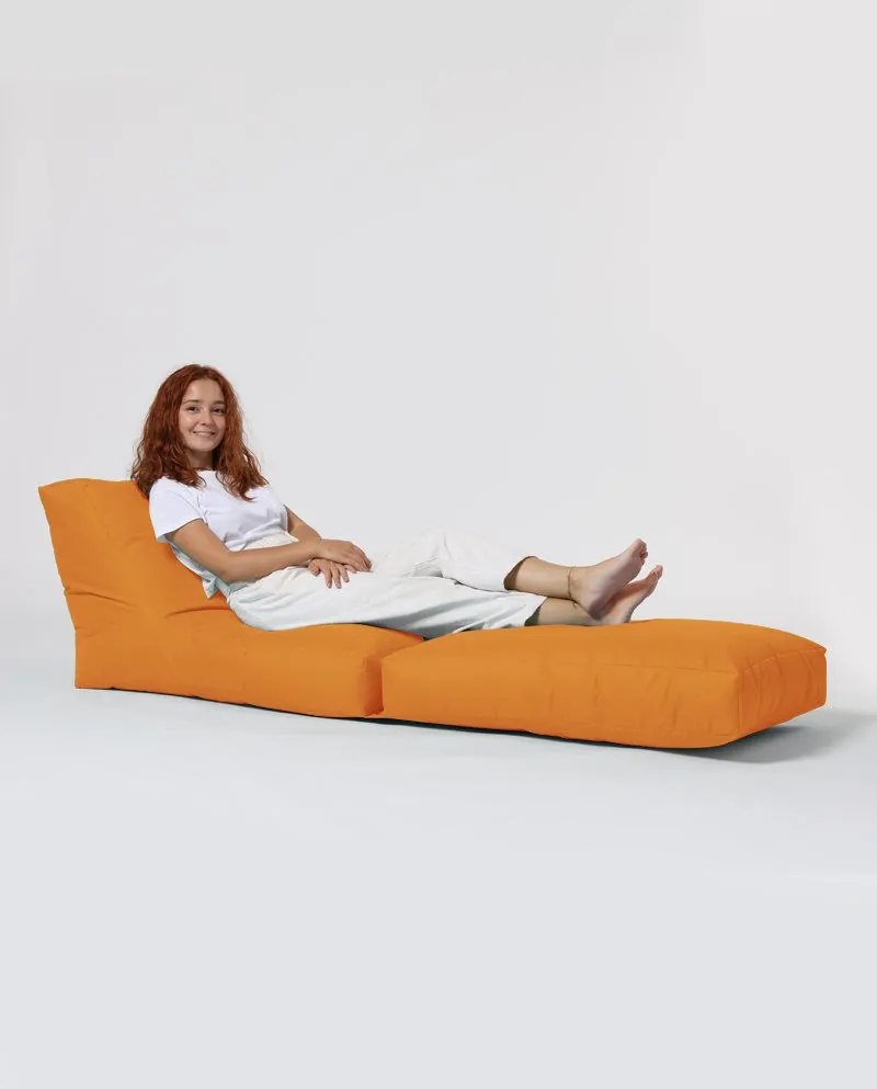 Градински пуф Siesta Sofa Bed Pouf, цвят Оранжев