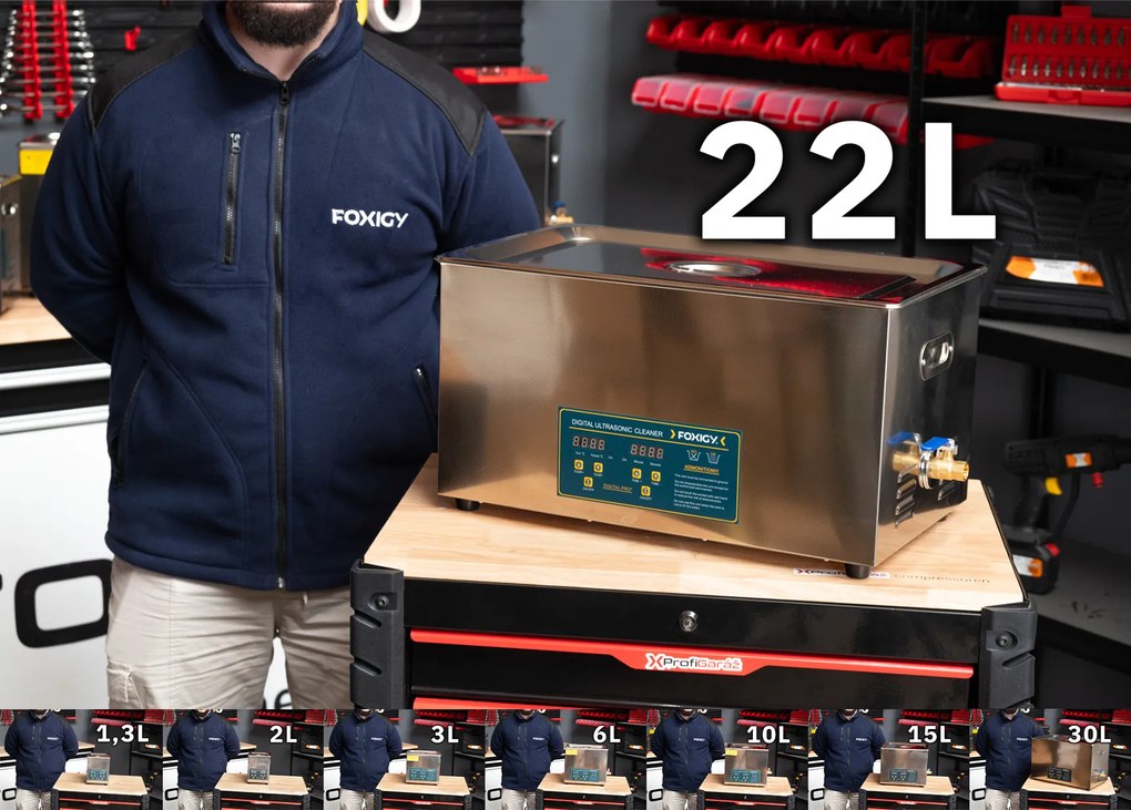 Ултразвукова почистваща машина 22L JPS-80A