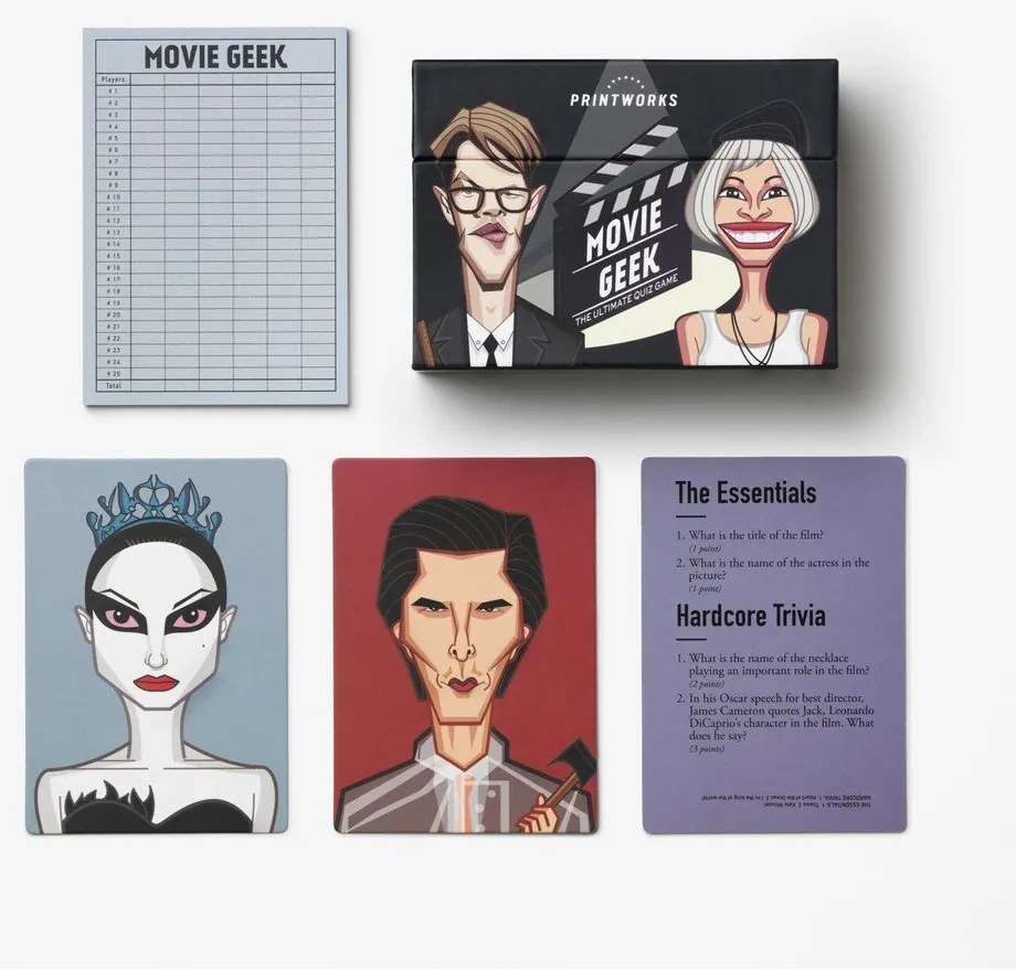 Социална игра Trivia game Movie geek – Printworks