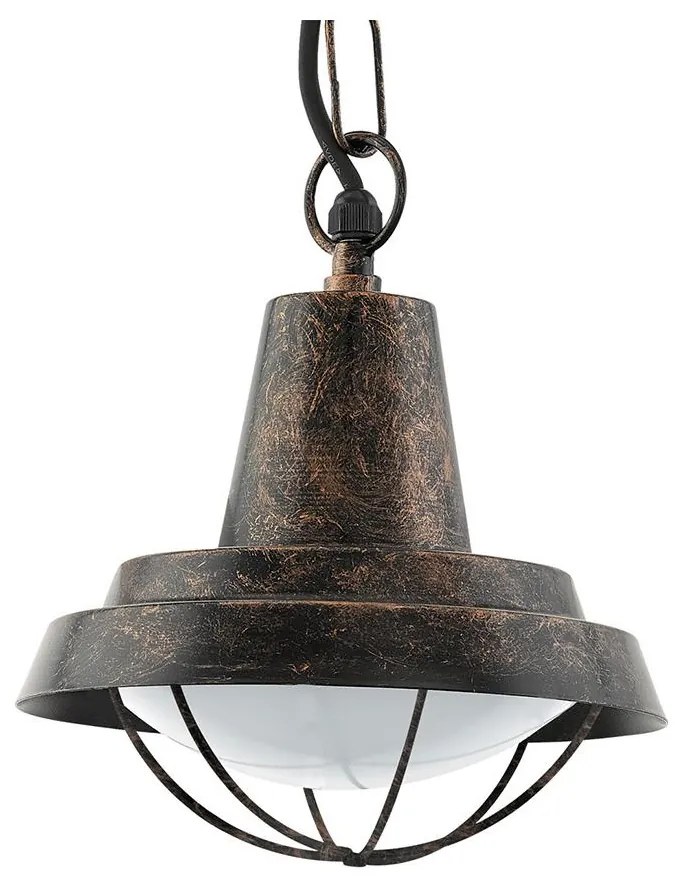 Eglo 94837 - LED Екстериорен висящ полилей COLINDRES 1xE27/8,5W/230V IP44