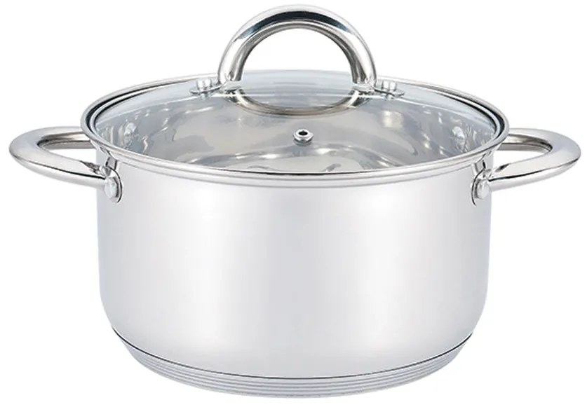 Тенджера с капак SAPIR SP 1210 X24, 6.1 литра, 24x14.5 см, Многослойно дъно, Индукция, Инокс