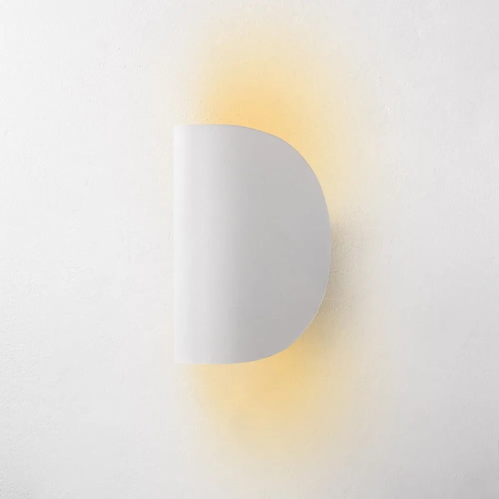 Бяла LED стенна лампа Heybe – Opviq lights