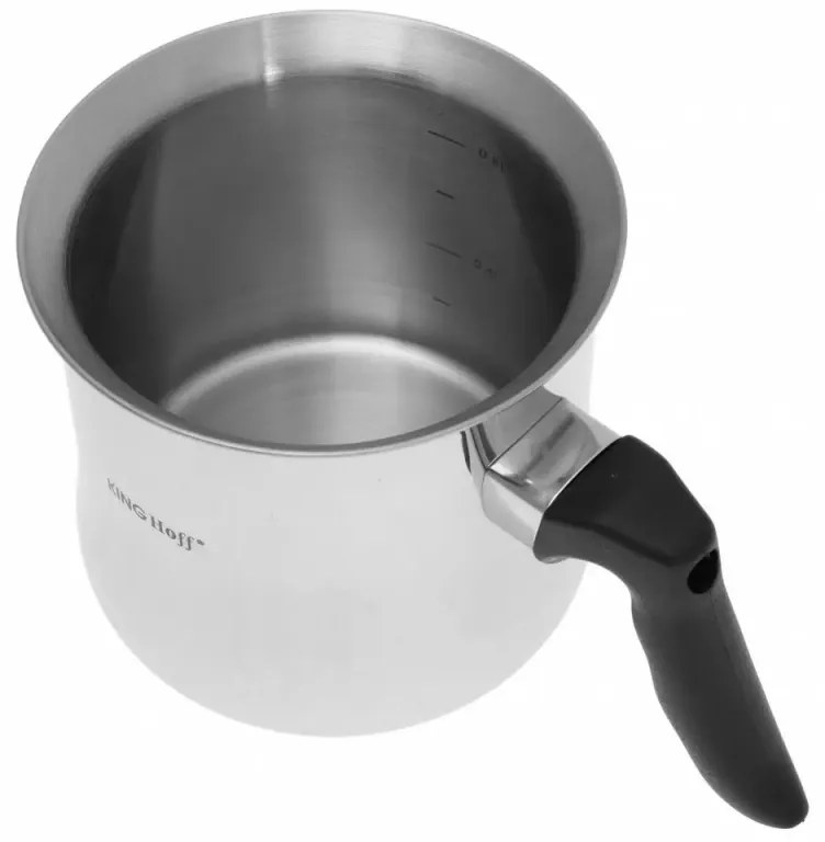 Млековарка Kinghoff KH 3110, 1 литър, 13.5 см, Инокс, Сребрист