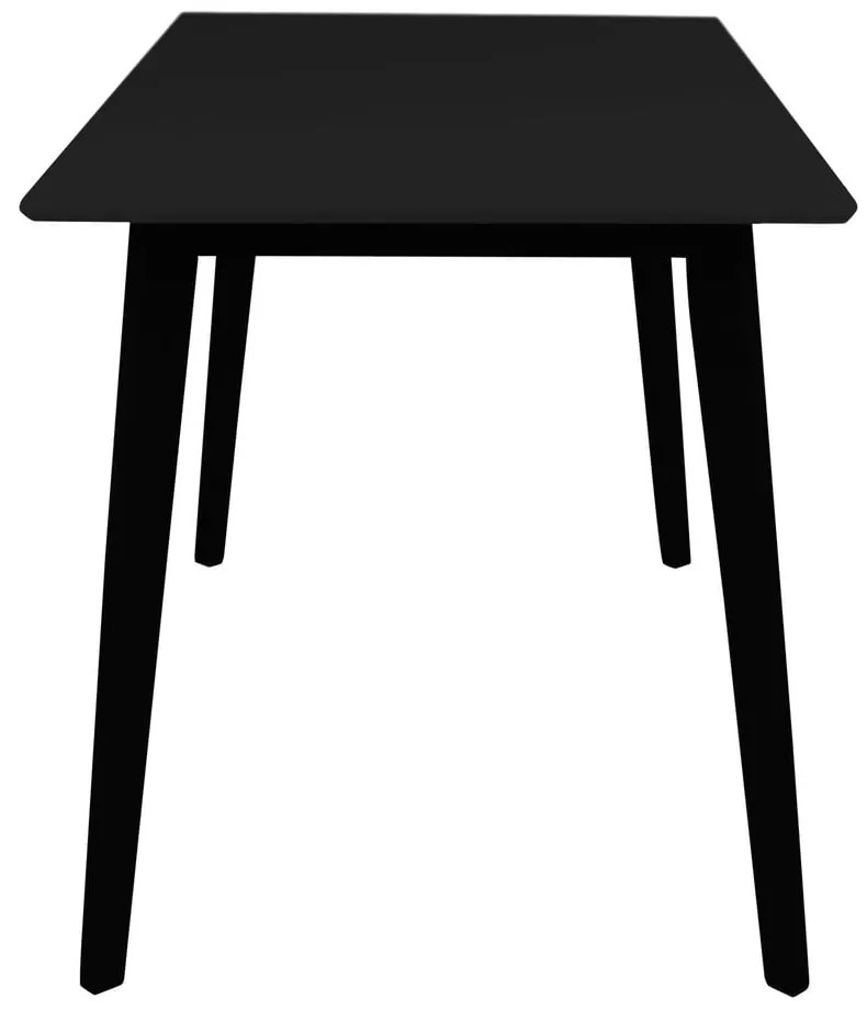 Трапезна маса с черен плот за маса 70x120 cm Vojens – Bonami Essentials