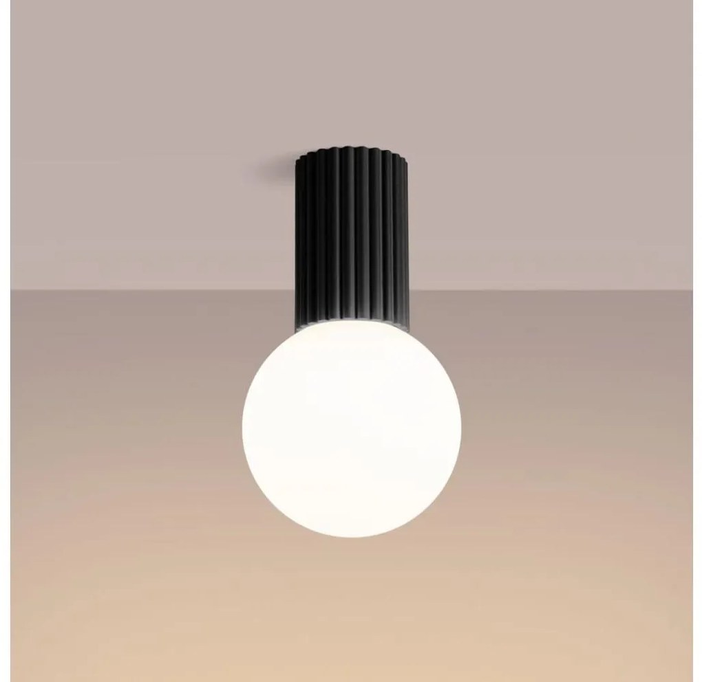 Sollux SL.1713 - Плафон за баня HALO 1xG9/8W/230V IP44 черен