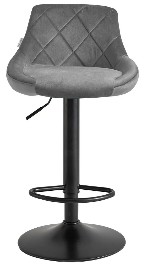 Бар стол Velluto-сиво (2) парчета