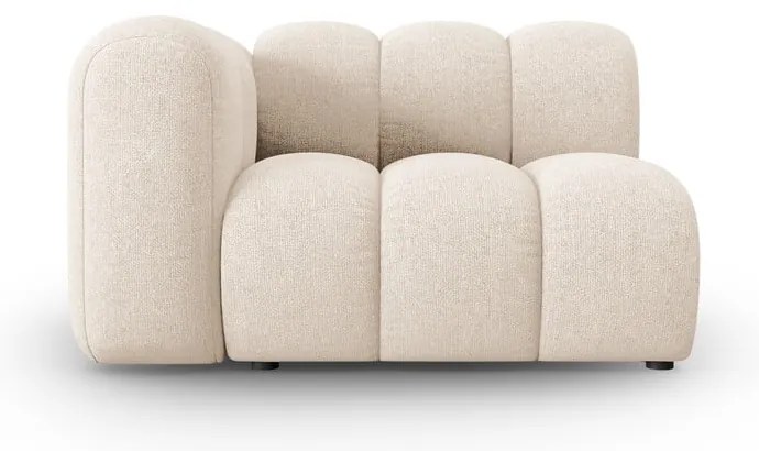 Кремав модулен диван (ляв ъгъл) Lupine – Micadoni Home