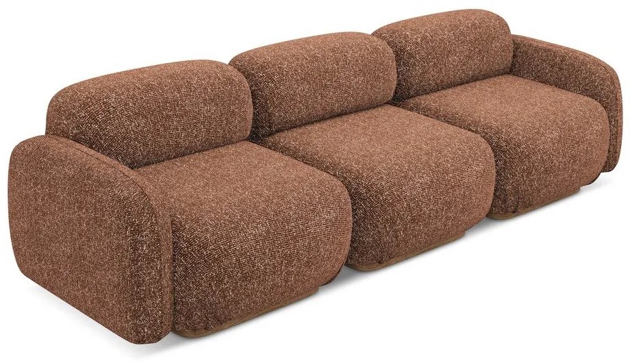 Оранжев/кафяв модулен диван 270 cm Ailani – Makamii