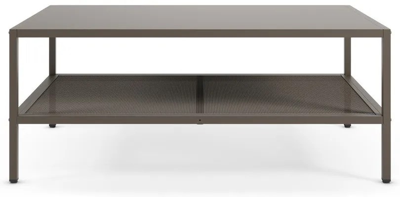 Сива метална масичка за кафе 60x100 cm Fayna – Marckeric