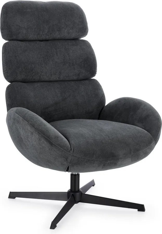 Черно въртящо се кресло Violante – Bizzotto