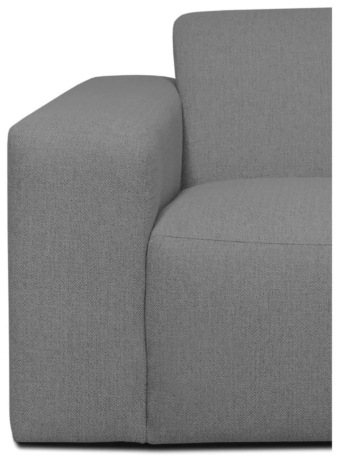 Сив модул за диван (ляв ъгъл) Roxy - Scandic