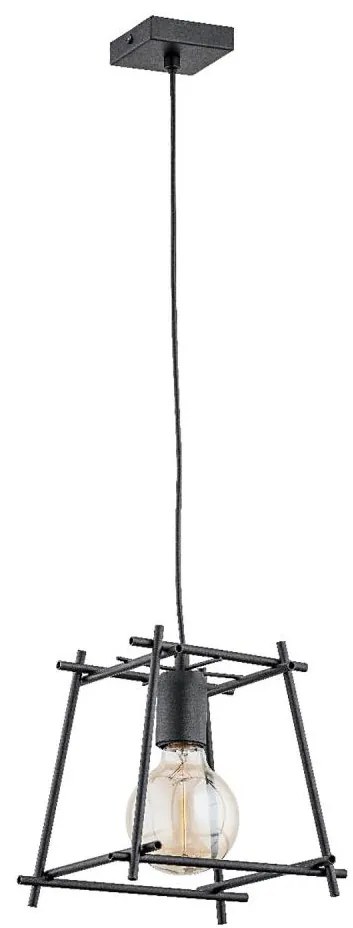 Пендел NETI 1xE27/15W/230V черен