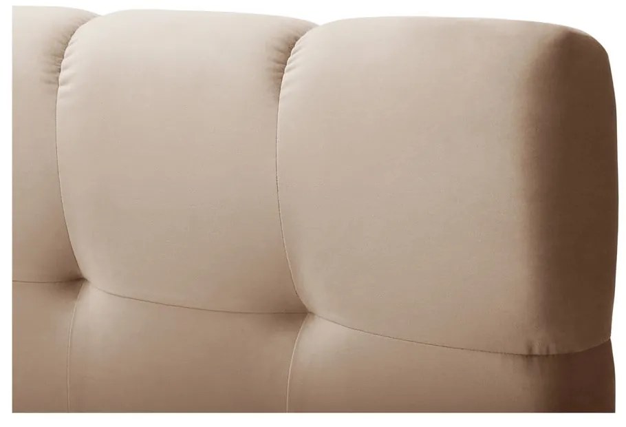 Светлокафяво боксспринг легло с място за съхранение 160x200 cm Bali - Cosmopolitan Design