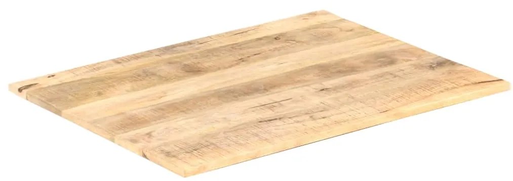 286011 vidaXL Плот за маса, мангово дърво масив, 15-16 мм, 80x60 cм