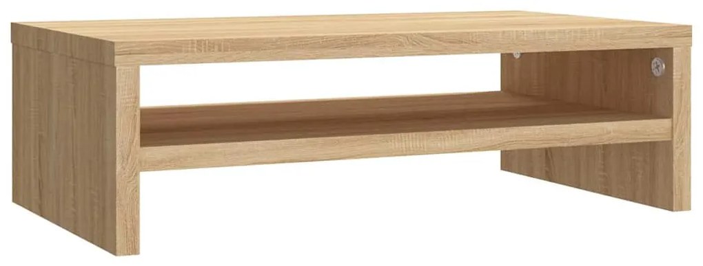 800219 vidaXL Стойка за монитор, дъб сонома, 42x24x13 см, инженерно дърво