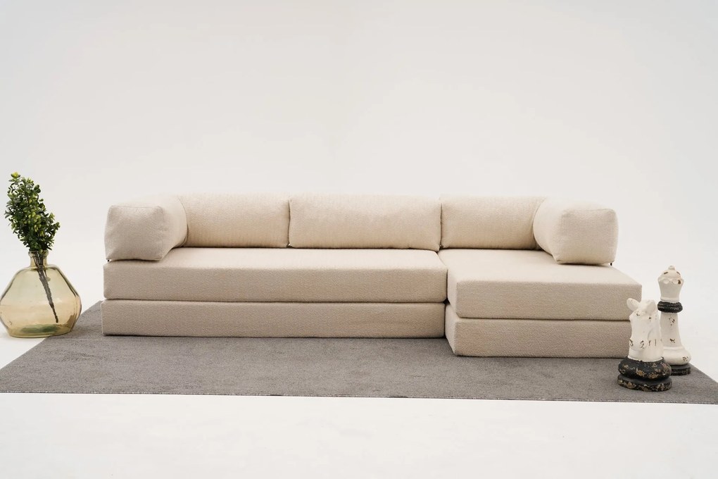 Ъглов диван Comfort, цвят Кремав