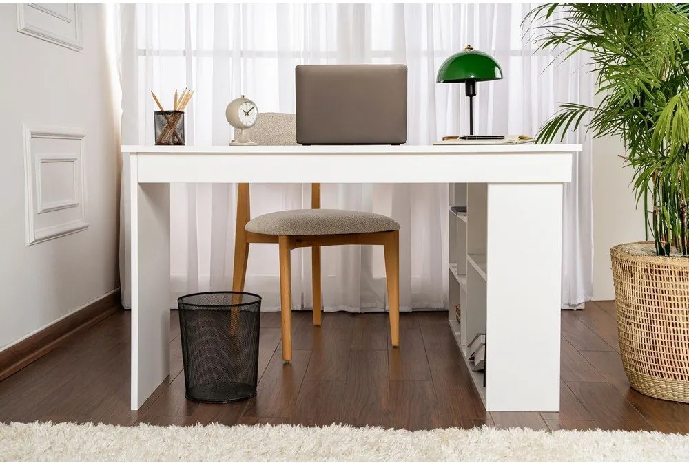 Матова работна маса 120x130 cm Vesper – Kalune Design