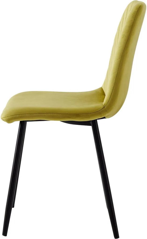 Кухненски стол Lina-жълт (4) парчета