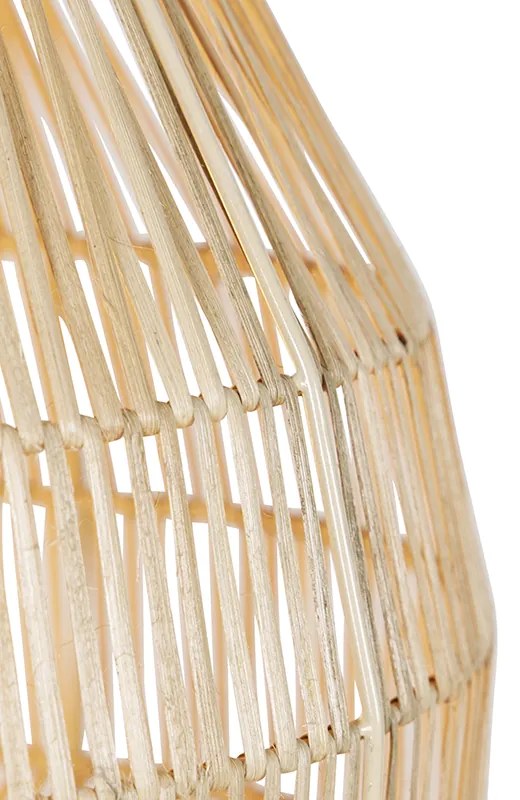 Рустикална висяща лампа от ратан 41 см - Bishop