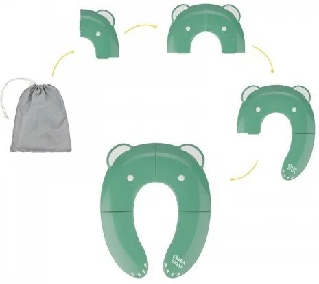 Badabulle - Сгъваема седалка за WC, Мече B027009