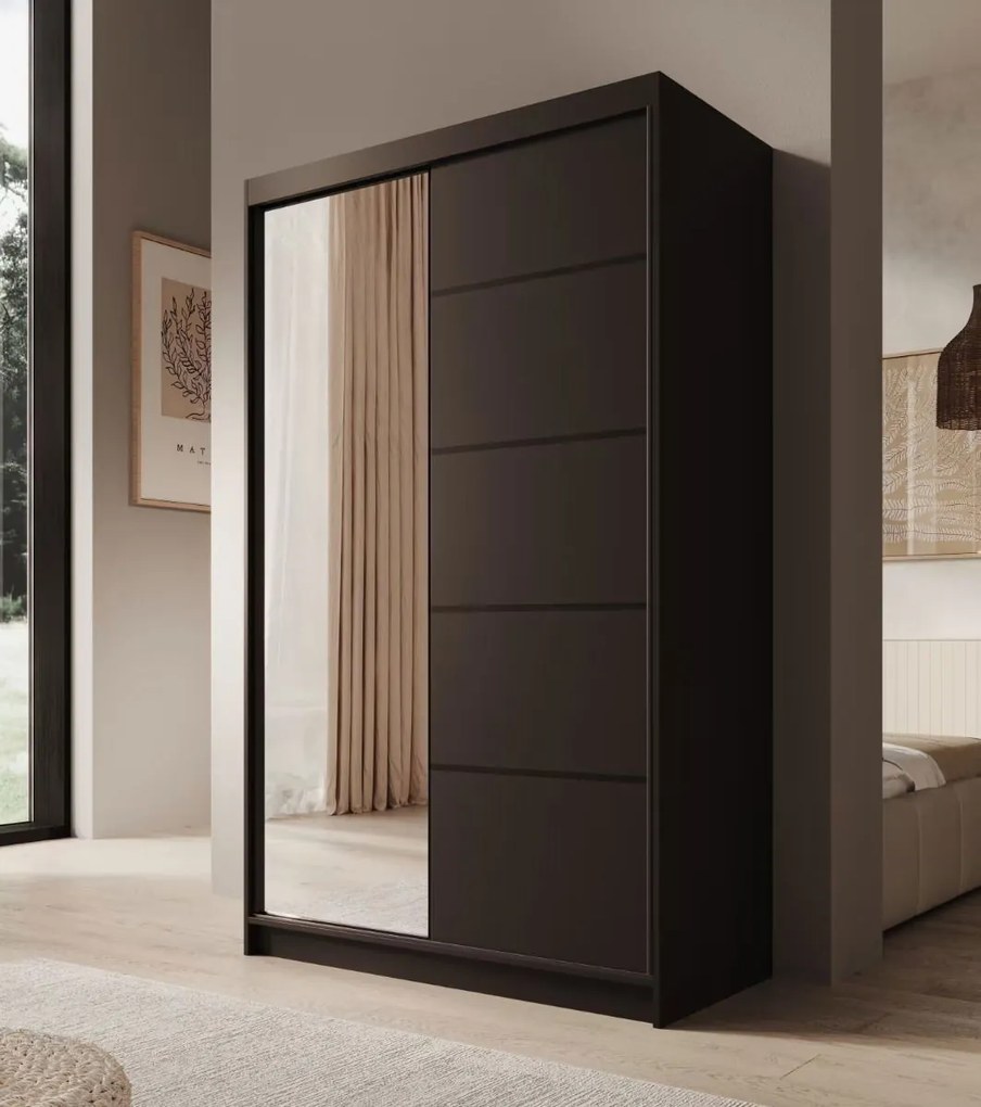 Гардероб Belfast 120 плъзгащ се-Мауро