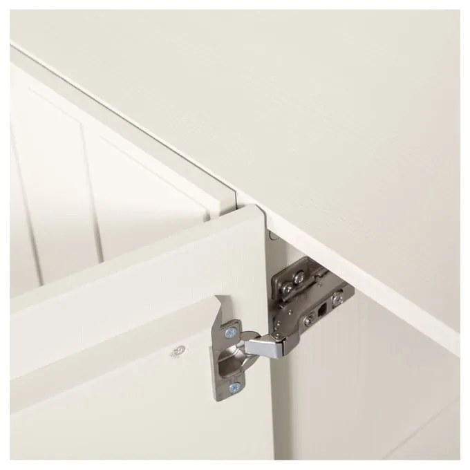 Кремав шкаф за книги от борова дървесина 90x200 cm Miller - WOOOD