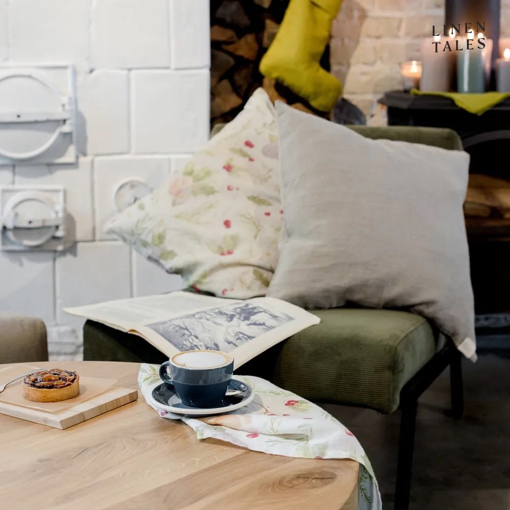 Коледна ленена калъфка за възглавница Merry, 50 x 50 cm - Linen Tales