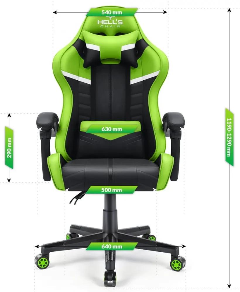 Геймърски стол HC-1004 зелен