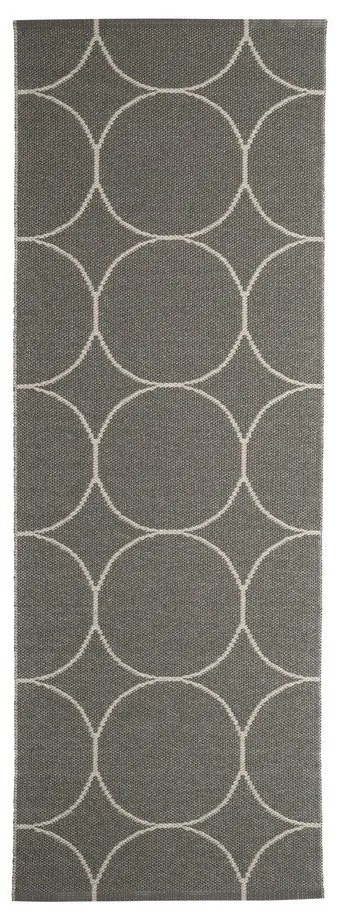 Тъмносива пътека за открито и закрито 70x200 cm Boo Charcoal Linen – Pappelina