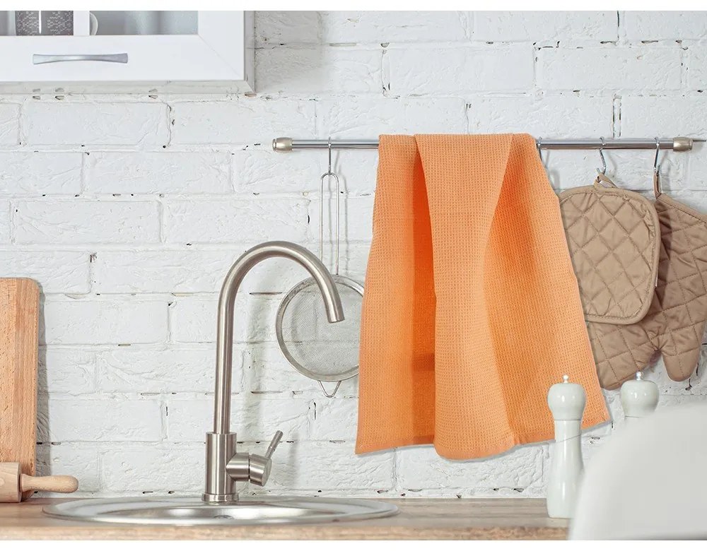 Памучни кърпи в комплект от 3 броя 40x60 cm Wafle - B.E.S.