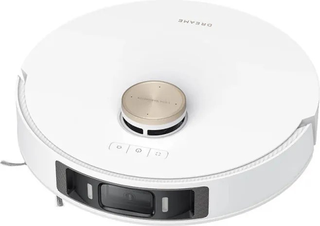 Прахосмукачка робот Dreame L20 Ultra Complete, 5300 Pa, 5200 mAh, 75W, До 300м2, 3D Картографиране, LDS сензор, Станция за зареждане, Автономия до 210 мин, Бял