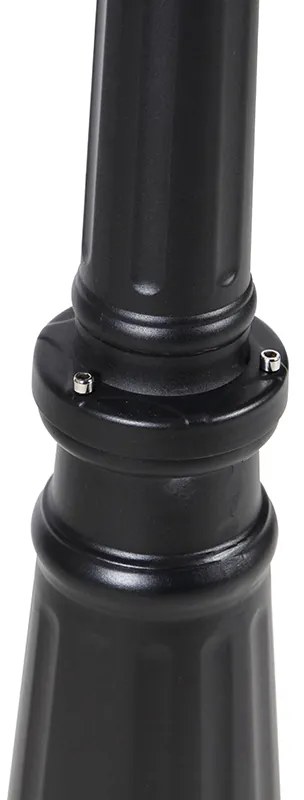 Класическа външна лампа черна 200 см IP44 - Хавана