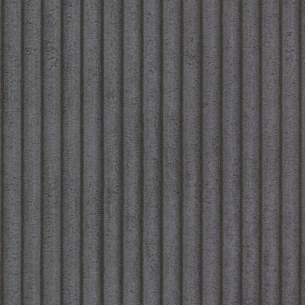 Тъмносив диван от рипсено кадифе 310 cm Vanessa – Ropez