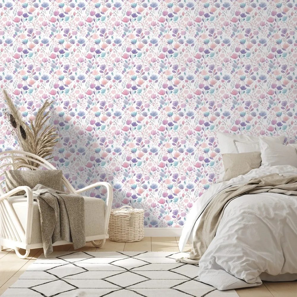 Самозалепващ фототапет – Пастелен цветен мотив