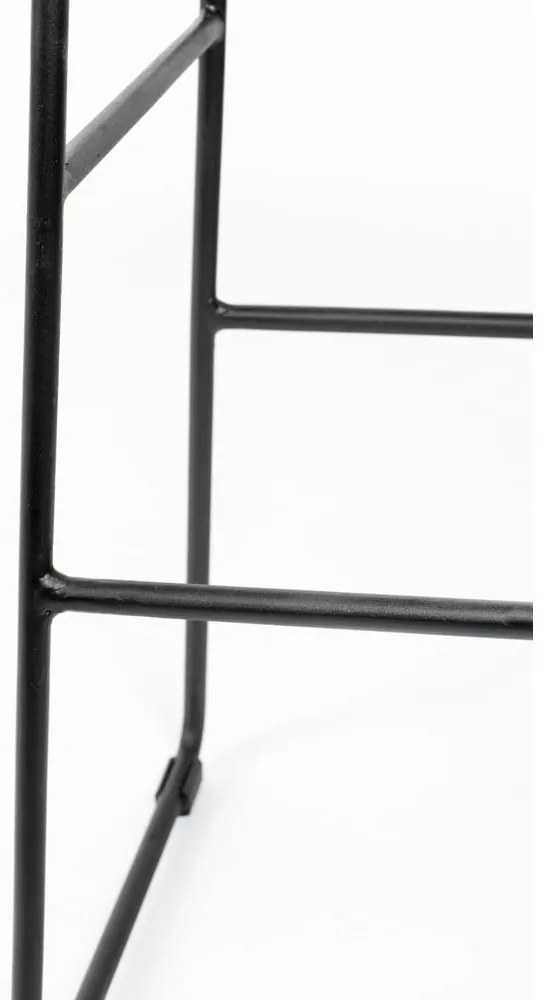 Бар стол от масивно тиково дърво в естествен цвят (височина на седалката 76 cm) Tangle – White Label