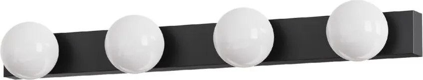 Brilagi - LED осветление за огледало за баня HOLLYWOOD 4xLED/3W/230V IP44 черно